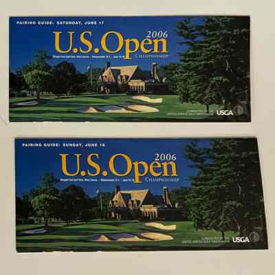 2006 US Open pairing guides-Winged Foot