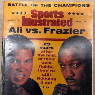 1996 Sports Illustrated - Joe Frazier - Ali on cover