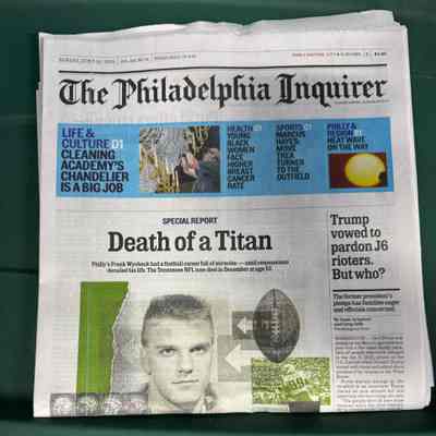 Inquirer-June 16, 2024 - Article on death of Frank Wychek
