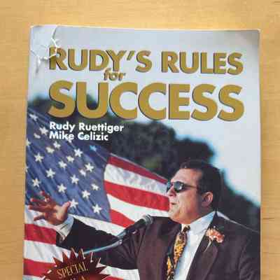 Rudy's Rules for Success book by Rudy Ruettiger