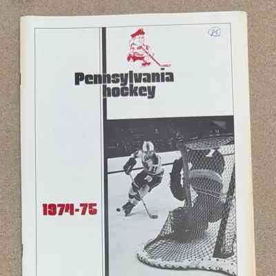 1974-75 Penn Hockey yearbook