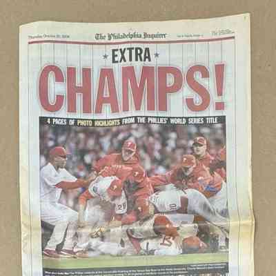 2008 oct inquirer phillies win world series