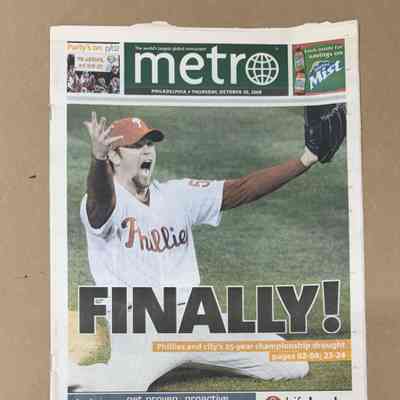 2008 october 30 metro phillies world series