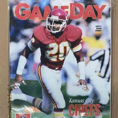 1989 Gameday-Kansas City Chiefs-Deron Cherry