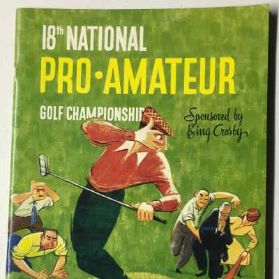 1959 Bing Coosby Pro-Am program