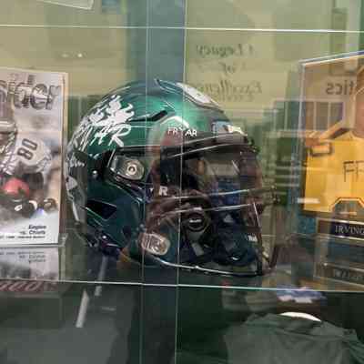 Irving Fryar signed helmet