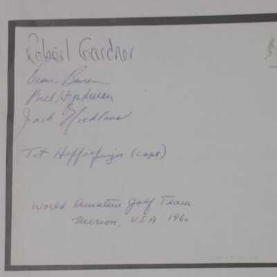 1960 merion autographs Bill Hyndman - Jack Nicklaus