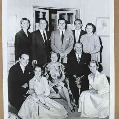 1950s Press Photo - The Kelly Family