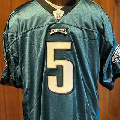 Donovan McNabb 2000s Signed Eagles #5 Jersey