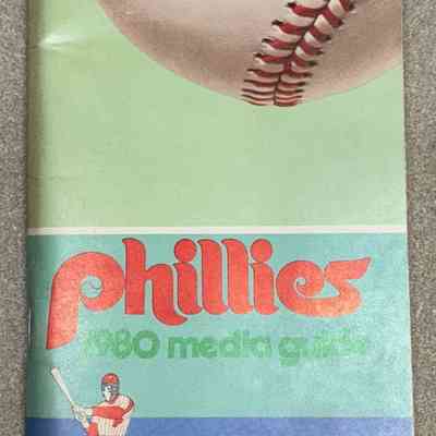 1980 Phillies Media Guide (Frank Bertucci)