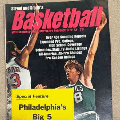 1972-73 Street & Smith's Basketball Magazine yearbook-Big 5