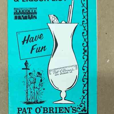 Pat O'Briens - New Orleans brochure