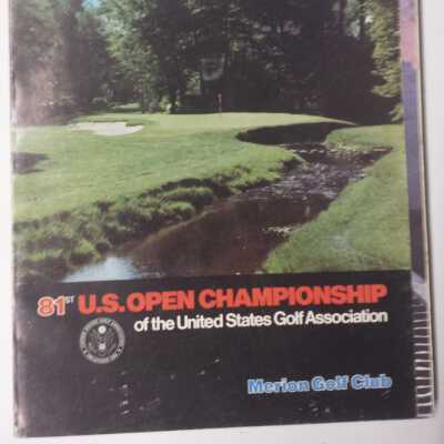 1981 US Open Program - Merion