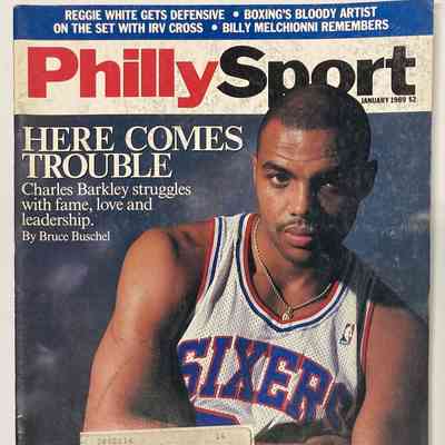 1989 PhillySport magazine-Charles Barkley cover