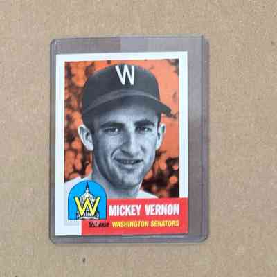 Mickey Vernon baseball card