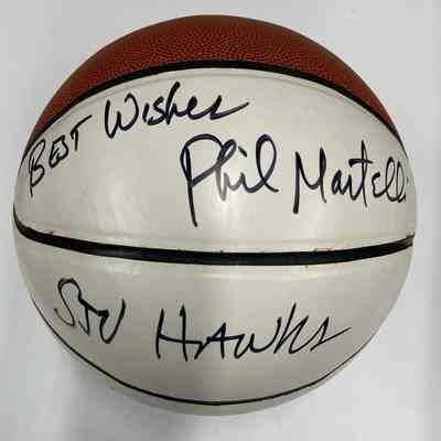 Phil Martelli signed basketball