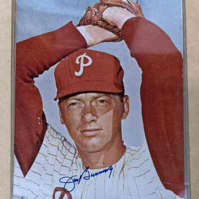Jim Bunning signed photo