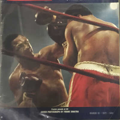 Life Magazine With Joe Frazier and Muhammad Ali after 1971 fight