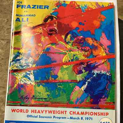 1971 Frazier-Ali fight program