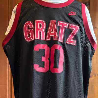 Rasheed Wallace signed Gratz #30 jersey