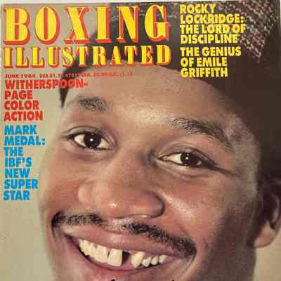 1984 Boxing Illustrated - Tim Witherspoon signed