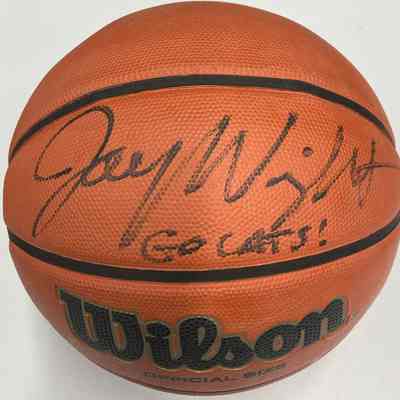 Jay Wright signed basketball
