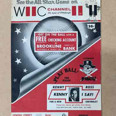 1964 Pirates Scorecard and Review