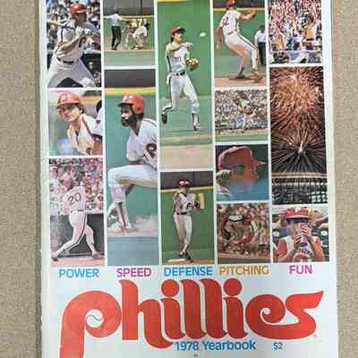 1978 Phillies Yearbook