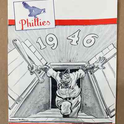 1946 Phillies scorecard