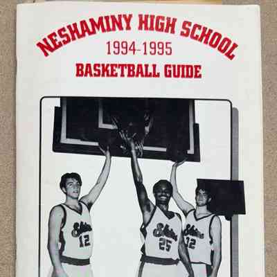1994-95 Neshaminy High School basketball guide