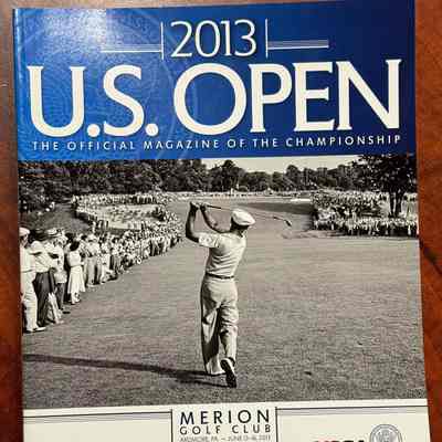 2013 US Open Program - Merion