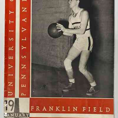 1939 Franklin Field Illustrated program-basketball