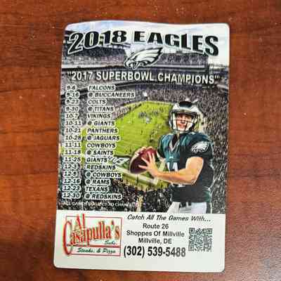 2018 Eagles schedule magnet