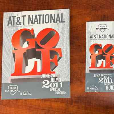 2011 AT&T National Tournament program & pairings guide