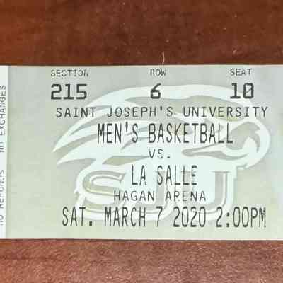 SJU vs La Salle basketball ticket-2020