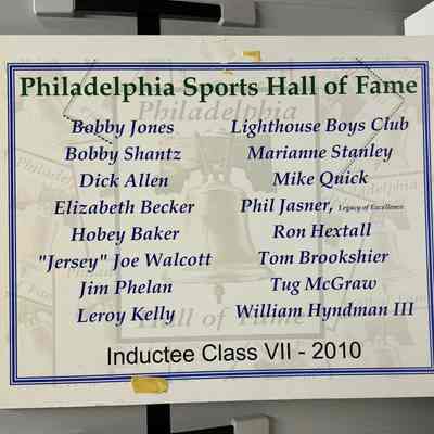 2010 Inductee Class mounted poster
