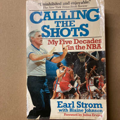 Calling The Shots book (2) -Earl Strom Book