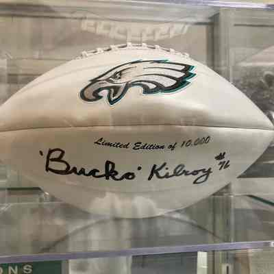 Bucko Kilroy signed football