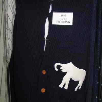 Rube Oldring 1913 Athletics Sweater
