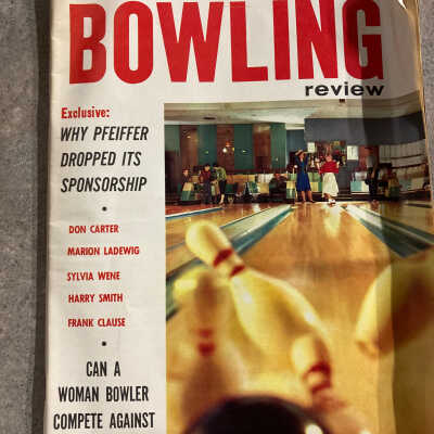 1960 Bowling Review Magazine-Sylvia Wene Martin