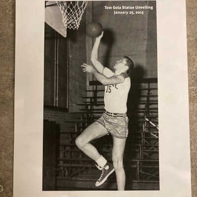 Tom Gola La Salle statue unveiling program
