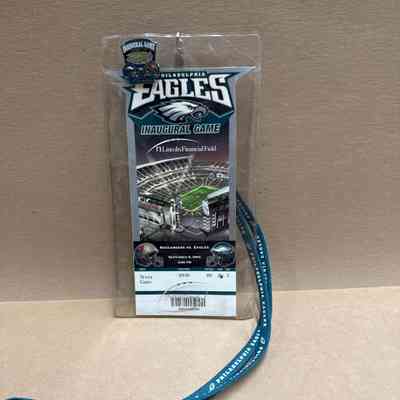 Linc inaugural game ticket, lanyard & pin