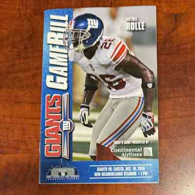 2010 Eagles - Giants game day program - December 12, 2010