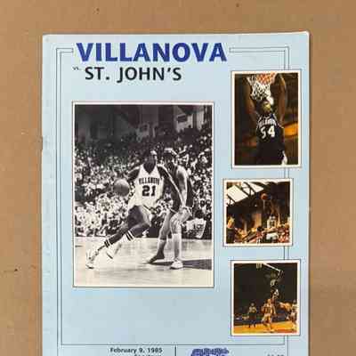 1985 Villanova-St. John's program