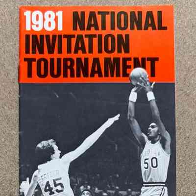 1981 NIT Tournament program
