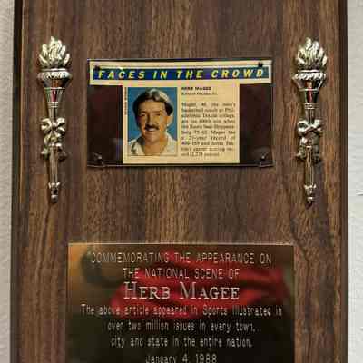 400 Wins Plaque - Sports Illustrated - Faces in the Crowd-January 4, 1988