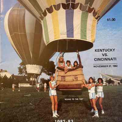 1982 University of Kentucky game day program - Valerie Still