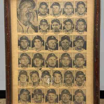 1952 Athletics Team-newspaper cutout