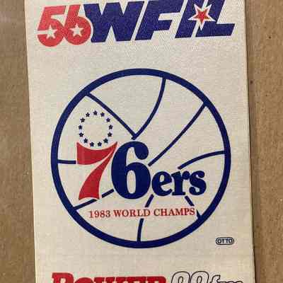 1983 76ers Champions iron on patch