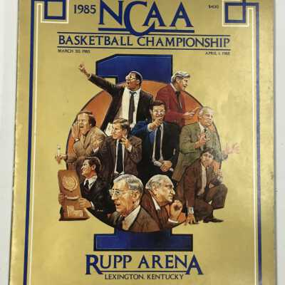 1985 NCAA Championship Program - Villanova